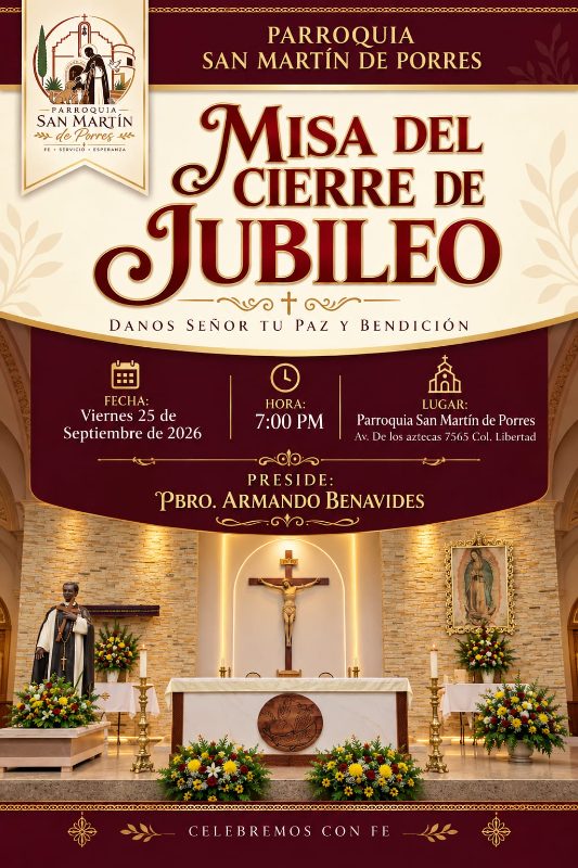 Misa Cierre de Jubileo 