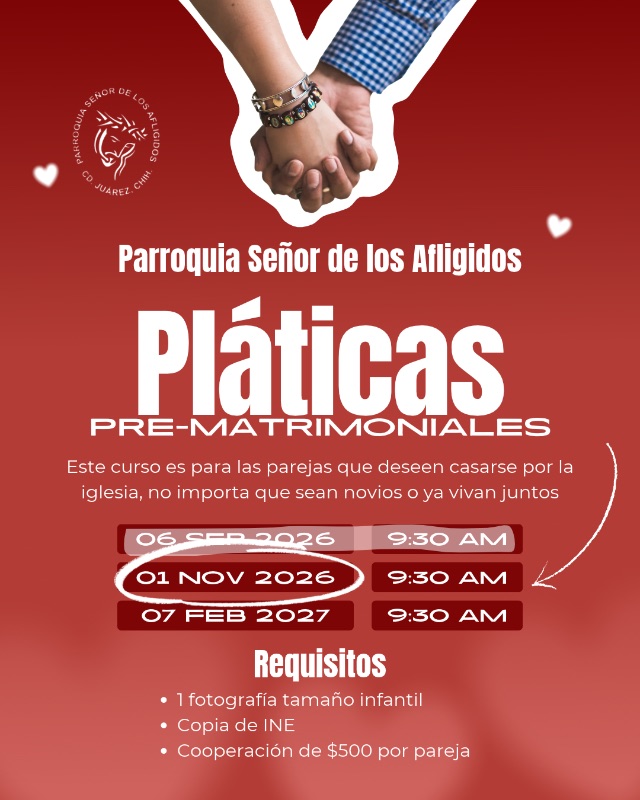 ✨❤️ PLÁTICAS PREMATRIMONIALES